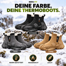 Lade das Bild in den Galerie-Viewer, ThermoBoots – wasserdichte, warm gefütterte Winterstiefel | Leicht, rutschfest & Schmerzlindernd