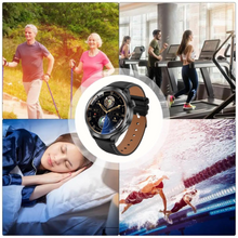 Lade das Bild in den Galerie-Viewer, VitalSense Pro X - Gesundheits-Smartwatch mit Lederarmband (2026) - Sonderaktion 1+1 Gratis