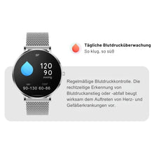 Lade das Bild in den Galerie-Viewer, LunaCare Vital- elegante Gesundheitsuhr für das Wohlbefinden von Frauen