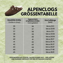 Lade das Bild in den Galerie-Viewer, AlpenClogs - ergonomische & rutschfeste Clogs für den Winter