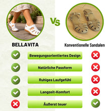 Lade das Bild in den Galerie-Viewer, BellaVita Komfort-Sandale aus Leder — Bequeme Sandalen | Ergonomische Unterstützung