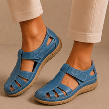 Lade das Bild in den Galerie-Viewer, BellaVita Komfort-Sandale aus Leder — Bequeme Sandalen | Ergonomische Unterstützung