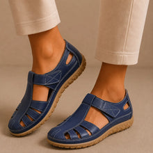 Lade das Bild in den Galerie-Viewer, BellaVita Komfort-Sandale aus Leder — Bequeme Sandalen | Ergonomische Unterstützung