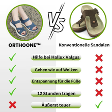 Lade das Bild in den Galerie-Viewer, OrthoOne - orthopädische Schmerzlinderungs-Sandalen für maximalen Tragekomfort