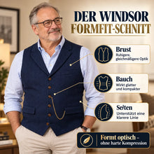 Lade das Bild in den Galerie-Viewer, Windsor FormFit – formende Komfortweste für Herren | Elegant & ultrabequem