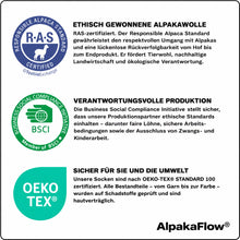 Lade das Bild in den Galerie-Viewer, AlpakaFlow – Alpakafaser-Kompressionssocken | 10–15 mmHg