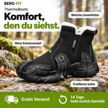 Lade das Bild in den Galerie-Viewer, ThermoBoots – wasserdichte, warm gefütterte Winterstiefel | Leicht, rutschfest &amp; Schmerzlindernd
