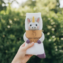 Lade das Bild in den Galerie-Viewer, HUGGY Socken Unicorn - Nie wieder kalte Füße

