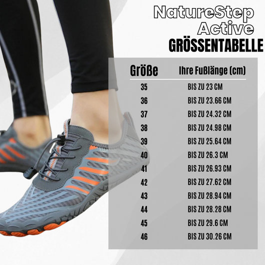 NatureStep Active - ergonomischer schmerzlindernder Barfußschuh