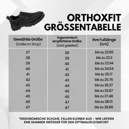 OrthoxFit - Ergonomischer Schuh zur Schmerzlinderung - Unisex