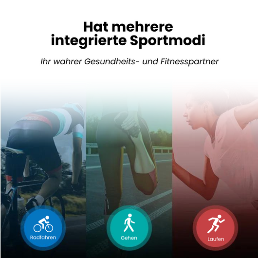 Healthtec Gesundheits-Smartwatch zur Überwachung vom Blutzucker