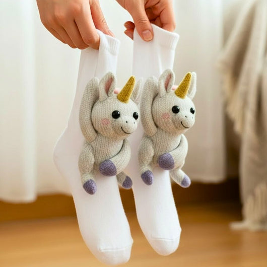 HUGGY Socken Unicorn - Nie wieder kalte Füße