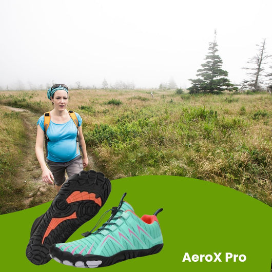 AeroX Pro - ergonomischer schmerzlindernder Barfußschuh für Schwangerschaft & Nachgeburt