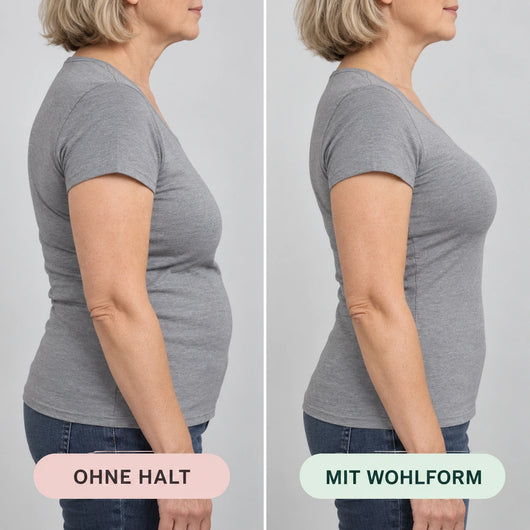 WohlForm - Der bügellose 4-Zonen-Push Up-BH für bessere Haltung