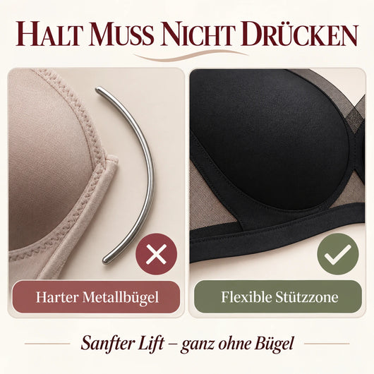WohlForm - Der bügellose 4-Zonen-Push Up-BH für bessere Haltung