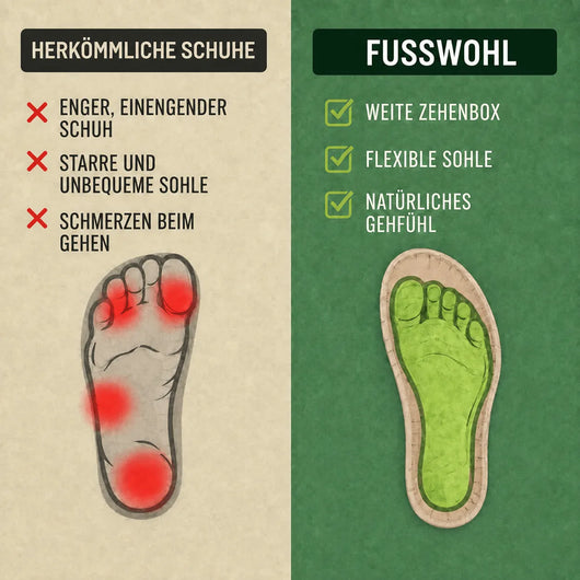 Fusswohl Ortho - Orthopädische Schuhe für schmerzempfindliche Füße