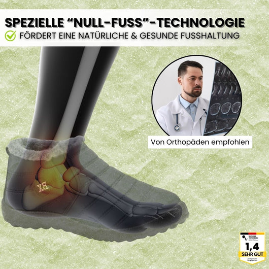 Fusswohl - ergonomische & rutschfeste Komfort-Winterstiefel