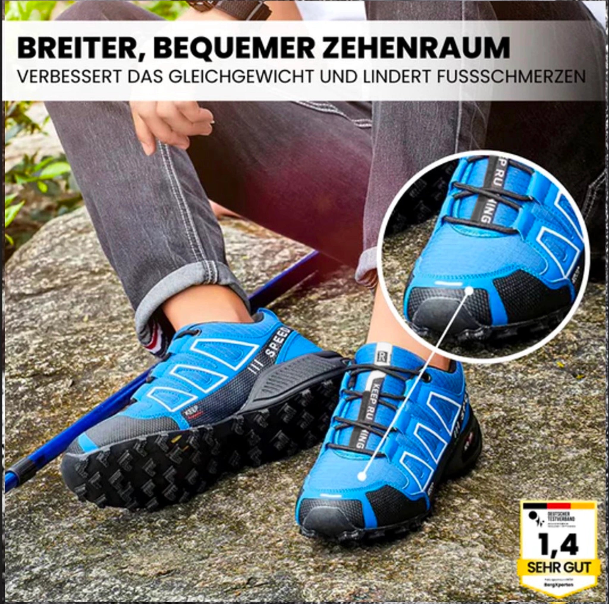 OrthoTrekking Fit – Gesunde Trekking u.-Wanderschuhe für mehr Bewegung & Gewichtsverlust