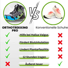 Lade das Bild in den Galerie-Viewer, OrthoTrekking Pro - ergonomische schmerzlindernde Trekking u.-Wanderschuhe  - Sonderaktion 1+1 Gratis
