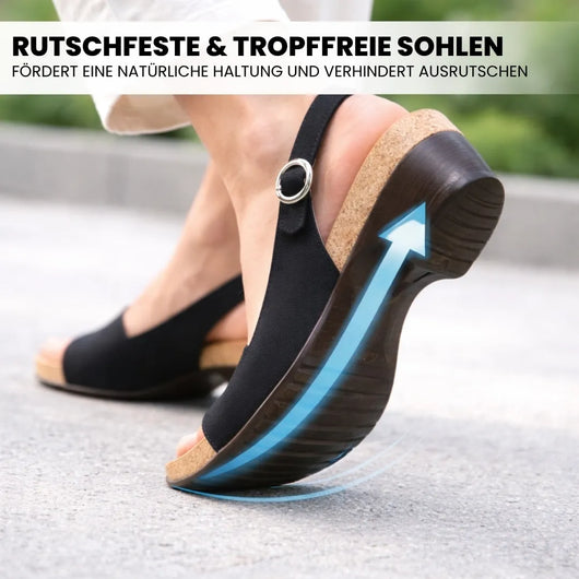 OrthoSun Schmerzlindernde Komfort-Sandaletten | Rutschfest & Federleicht