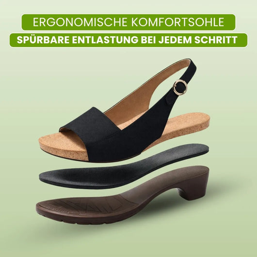 OrthoSun Schmerzlindernde Komfort-Sandaletten | Rutschfest & Federleicht