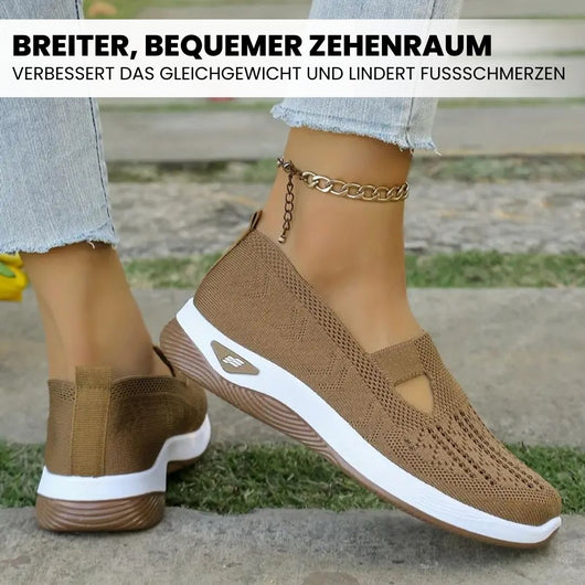 OrthoSun Herbst - Ergonomische & rutschfeste Schuhe zur Schmerzlinderung für Damen