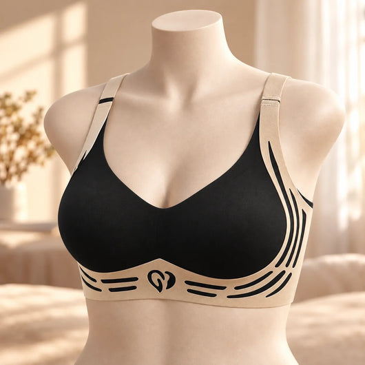 OrthoStella - ergonomischer, bügelloser Komfort-BH für bessere Haltung inkl- Push-Up Effekt