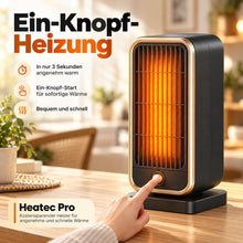 Lade das Bild in den Galerie-Viewer, HEATEC Pro - energiesparende tragbare Komfortheizung mit hoher Heizleistung &amp; Sicherheitssystem ohne Installation | Bis 20 m²
