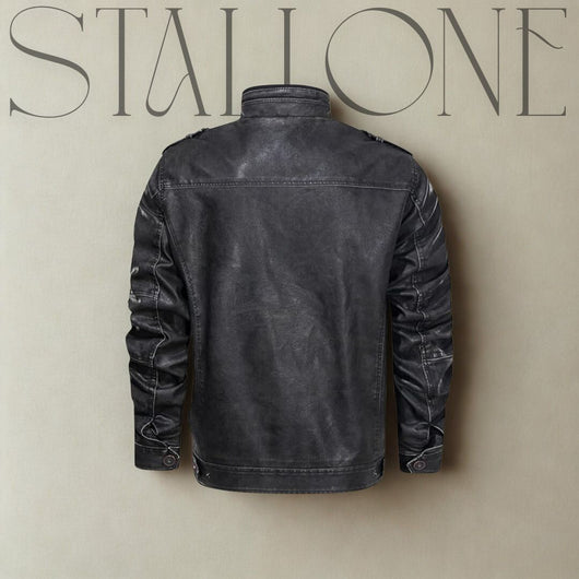 Stallone - Hochwertige Lederjacke