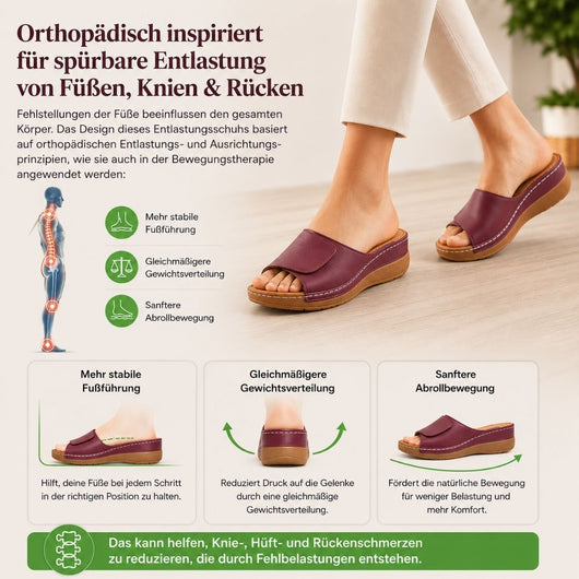 VivaStep - Schmerzlindernde Komfortsandalen | Ergonomisches Design & Rutschfest