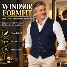 Lade das Bild in den Galerie-Viewer, Windsor FormFit – formende Komfortweste für Herren | Elegant &amp; ultrabequem
