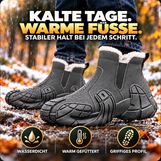 ThermoBoots – wasserdichte, warm gefütterte Winterstiefel | Leicht, rutschfest & Schmerzlindernd