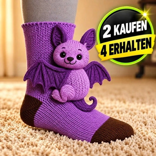 HUGGY Socken  – Nie mehr kalte Füße nur noch HUGGY - Einheitsgröße-Unisex | Handgefertigt